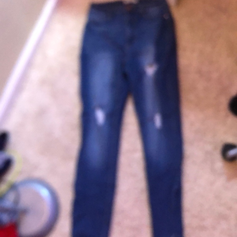 Charlotte russe dark blue jeans size 6
